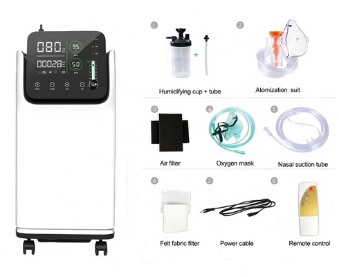 Grande pureté d'OEM concentrateur de l'oxygène de 5 litres 15 LPM pour la maison