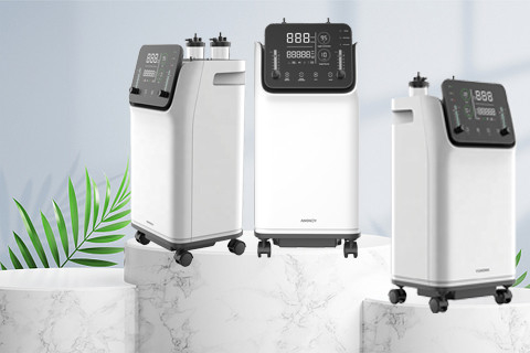 le concentrateur O2 5L portatif de 220V 110V ajustent la grande pureté avec l'atomisation
