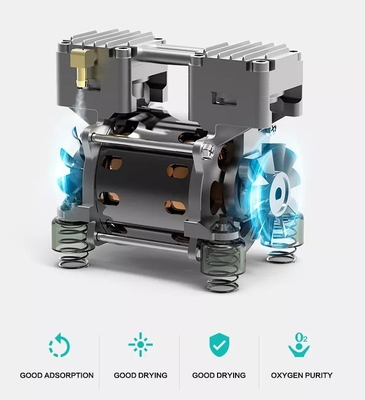 Machine portative de connecteur de l'oxygène du concentrateur O2 de débit faible pour 10L médical