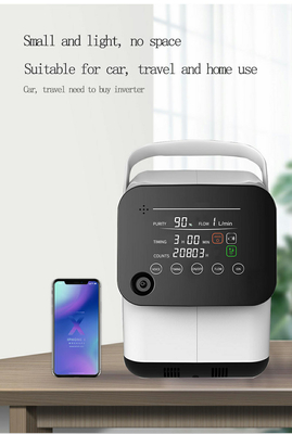 Litre à la maison de l'équipement d'oxygène de l'oxygène O2 de machine silencieuse de souffle 1-7 réglable