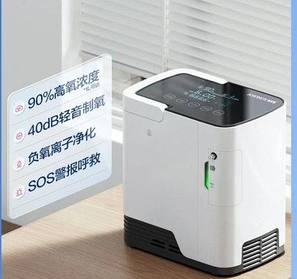 Concentrateur portatif à la maison de l'oxygène O2 machine de 10 LPM pour la respiration