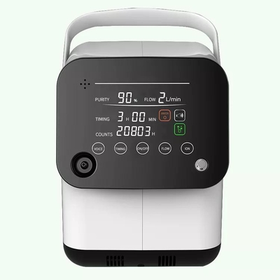 1 réglable - 7l/Min Household Oxygen Generator Portable 1L avec la voix